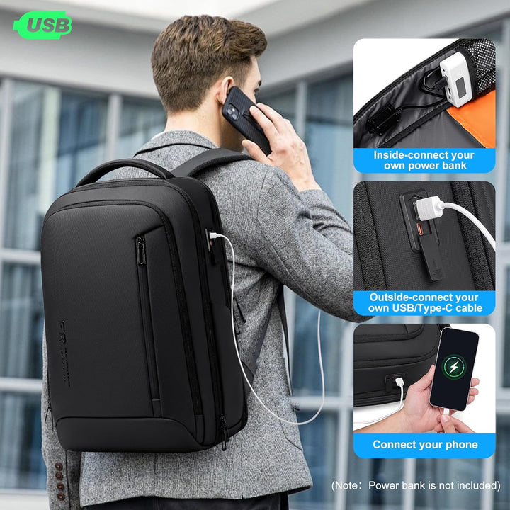Fenree.geer Mochila para laptop para hombre, mochila de negocios co...