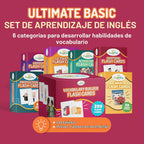 299 tarjetas flash de construcción de vocabulario, tarjetas de fotos educativas para el hogar, materiales de terapia del habla, materiales de enseñanza de ESL incluye emociones, elementos que van