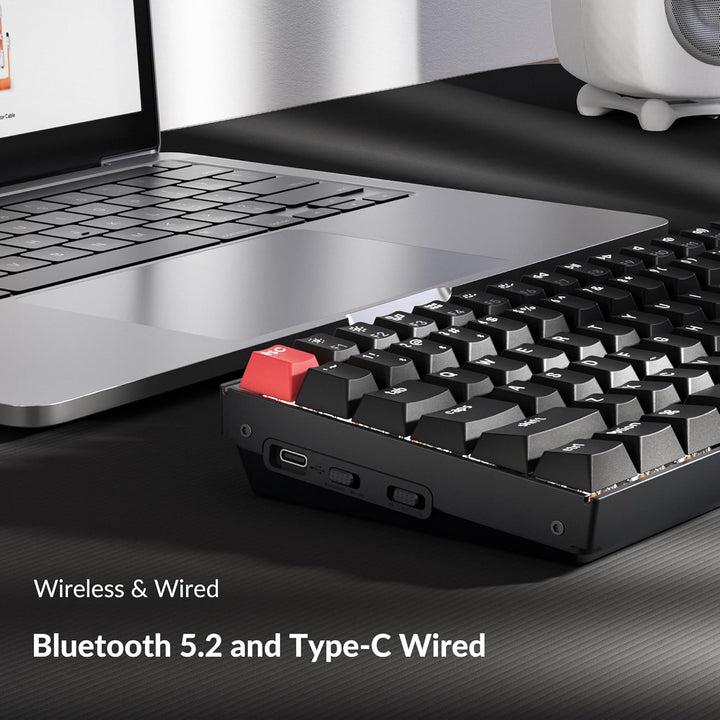 Keychron K4 96% Layout QMK Opciones inalámbricas y cableadas Teclad...