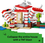 LEGO - Juguete de Minecraft de la casa de TNT en la jungla