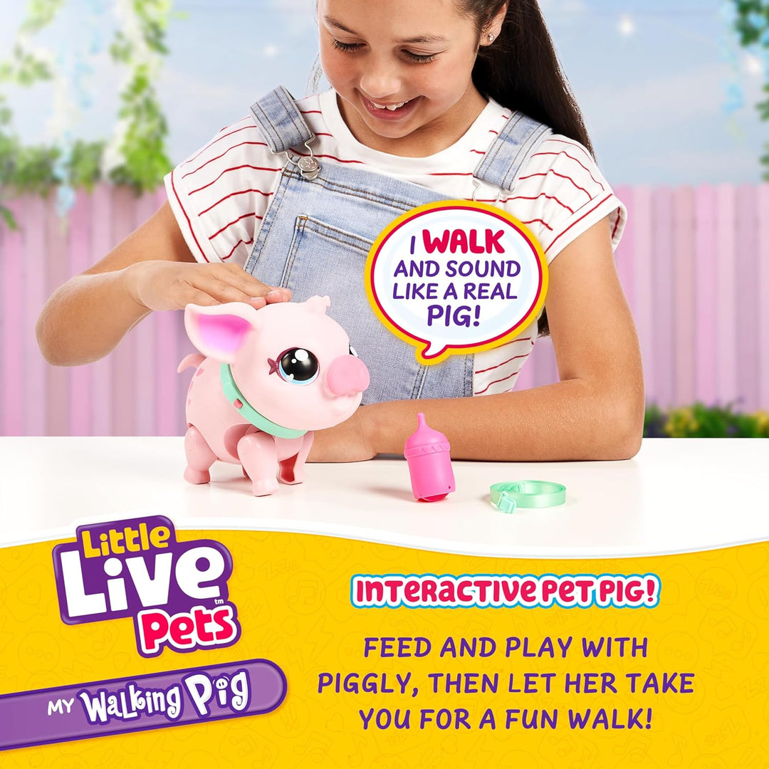 Little Live Pets My Pet Piggly The Toy Pig, juguete interactivo de...