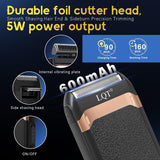 Cortapelos para hombres con pantalla LED, kit de aseo inalámbrico d...