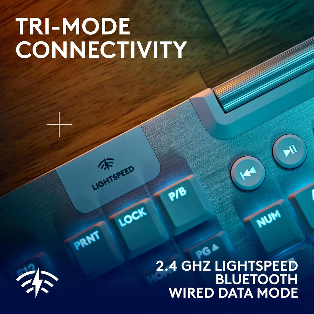 Logitech G915 X Lightspeed Teclado mecánico inalámbrico para juegos...