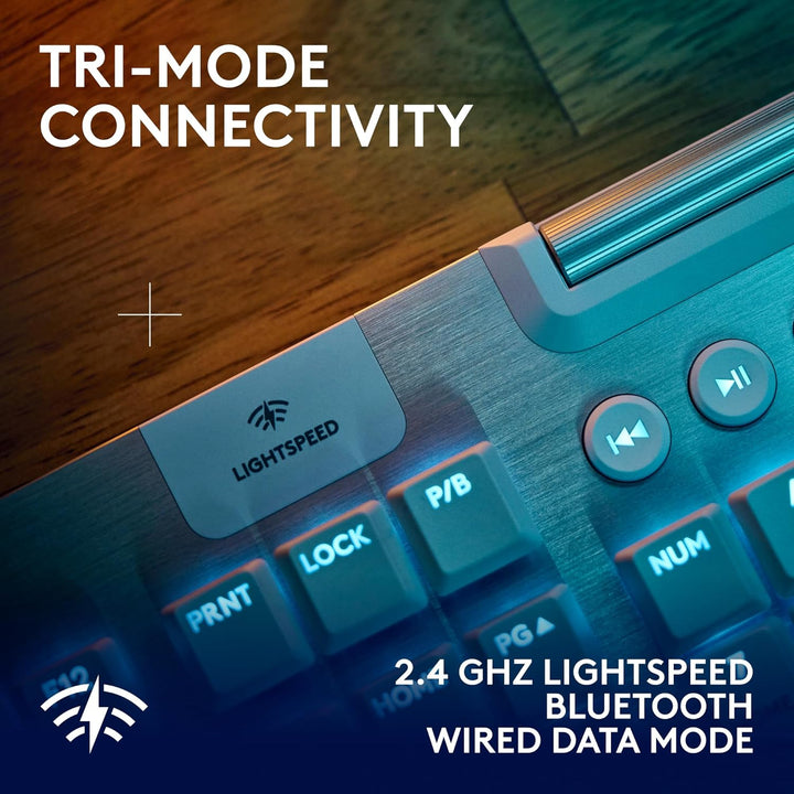 Logitech G915 X Lightspeed Teclado mecánico inalámbrico para juegos...