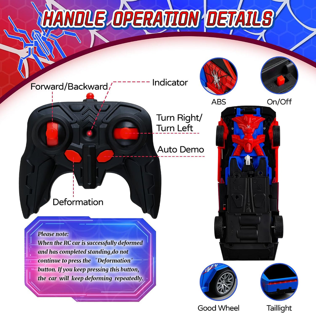 Spider - Automóvil de control remoto inspirado en cibernéticos