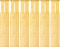 VaeFae Paquete de 6 separadores de cajones de bambú, 4 pulgadas de alto ajustables de 11.9-17.1 pulgadas, separadores expandibles para dormitorio, baño, cocina, oficina
