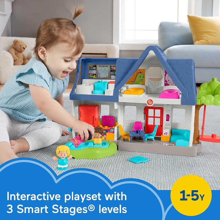 Fisher-Price Little People - Casa de juegos para niños pequeños, am...