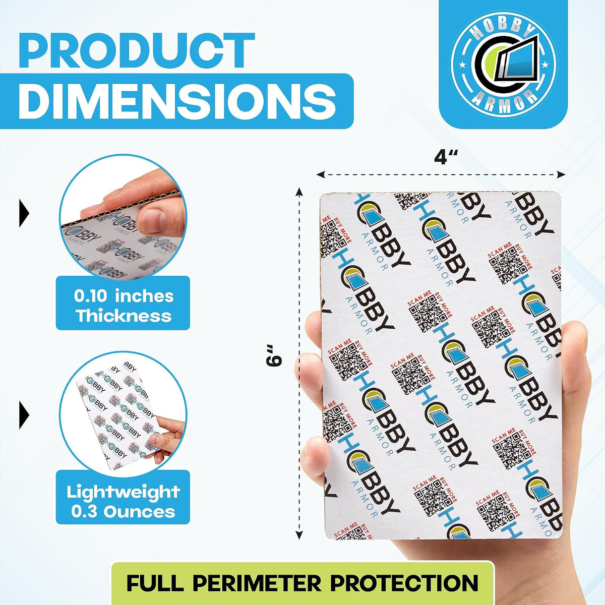 Hobby Armor Protector de envío de tarjetas coleccionables graduadas, cartón