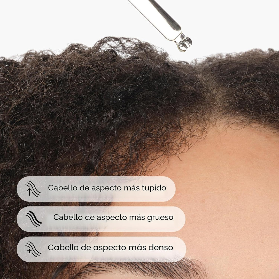El suero multipéptido ordinario para la densidad del cabello, fórmu...