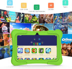 PRITOM - Tableta infantil de 7 pulgadas, 32 GB, WiFi, aplicaciones para niños, Verde