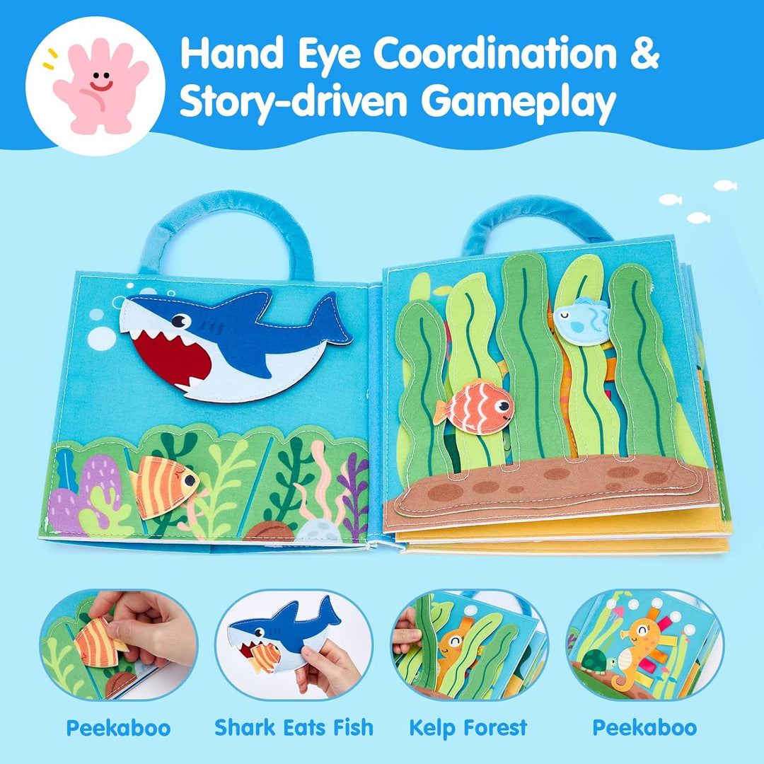 hahaland Libro de actividades sensoriales Montessori para