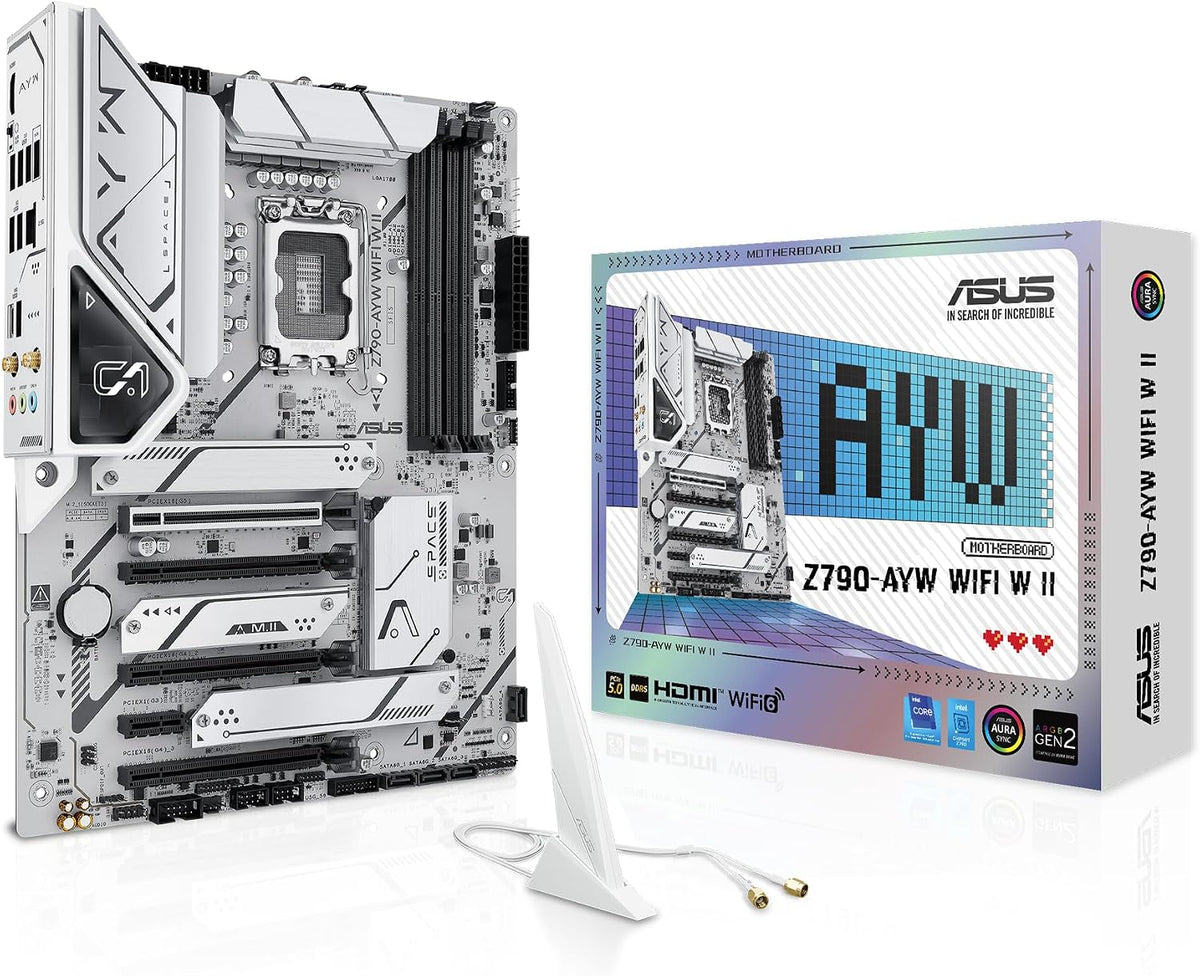 ASUS Z790-AYW WiFi W II Intel Z790 (LGA 1700) Placa base ATX con PC...