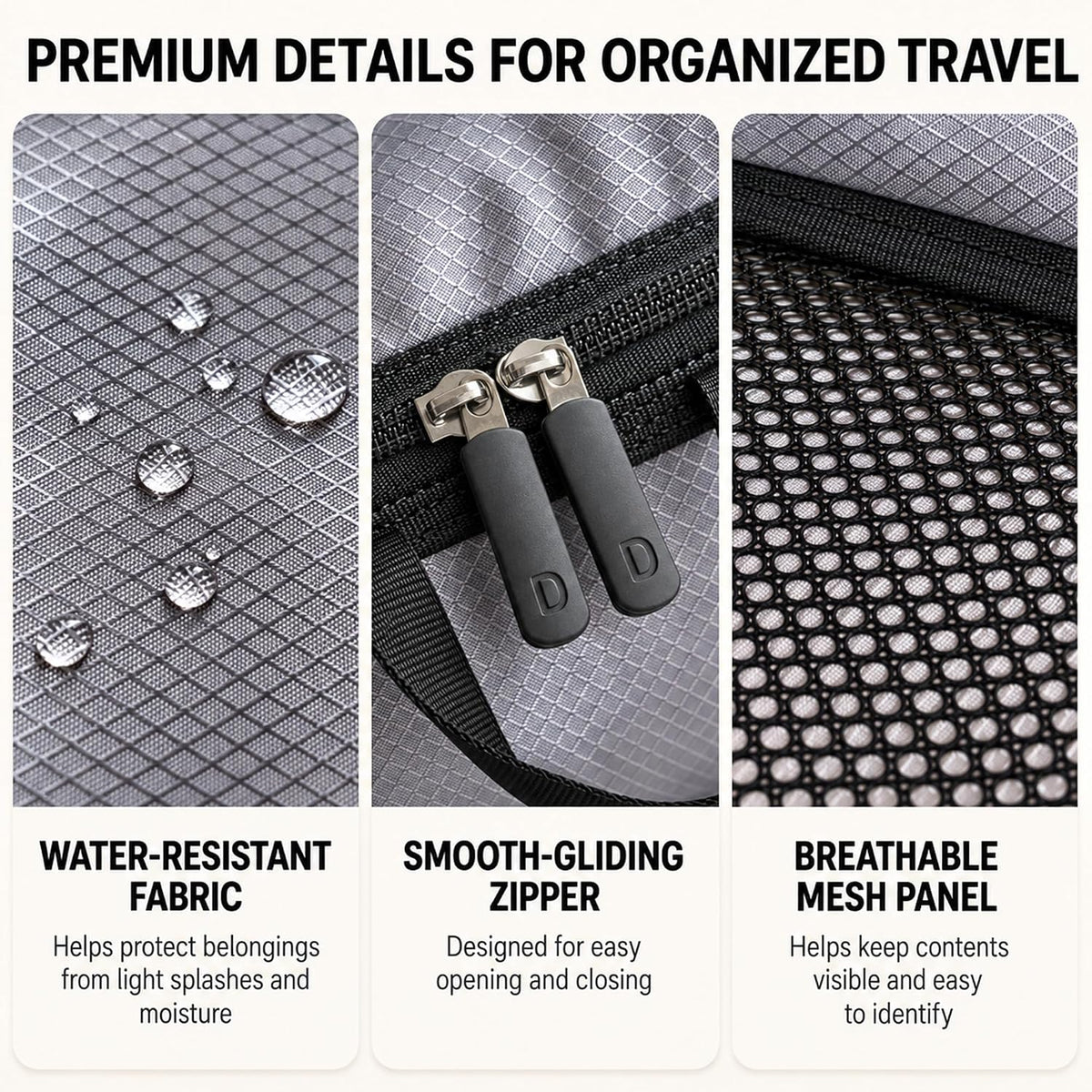 Cubos de embalaje de compresión para viajes, juego organizador de