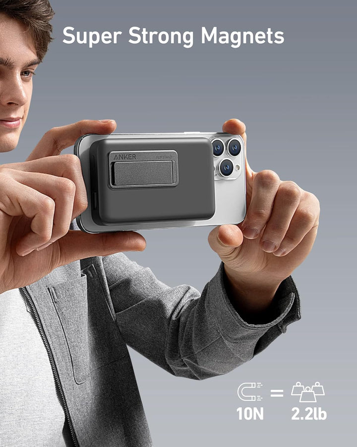 Anker Batería magnética 633, cargador portátil inalámbrico plegable...