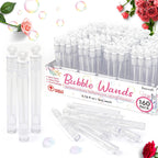 Paquete de 160 varitas de burbujas a granel, recuerdos de fiesta para bodas, aniversarios, celebraciones, graduaciones, cumpleaños, juguetes de verano para niños y adultos por Inscraft
