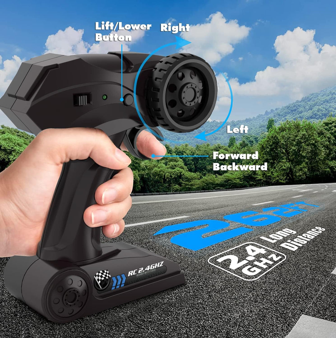 CROBOLL 1:12 Coche grande de control remoto para niños con función...