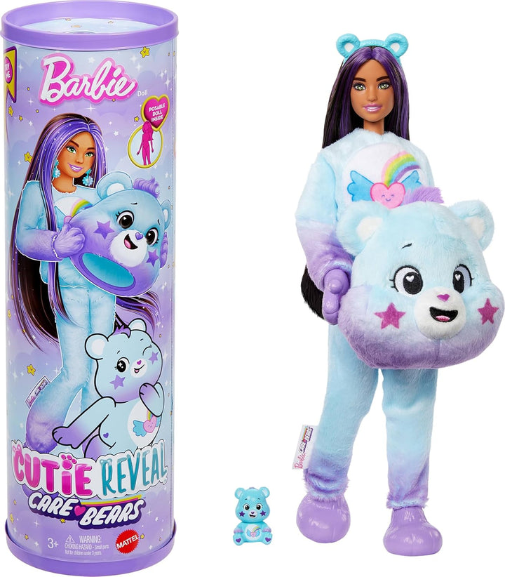 Barbie Cutie Reveal Care Bears - Muñeca y accesorios, serie 2 Dream...