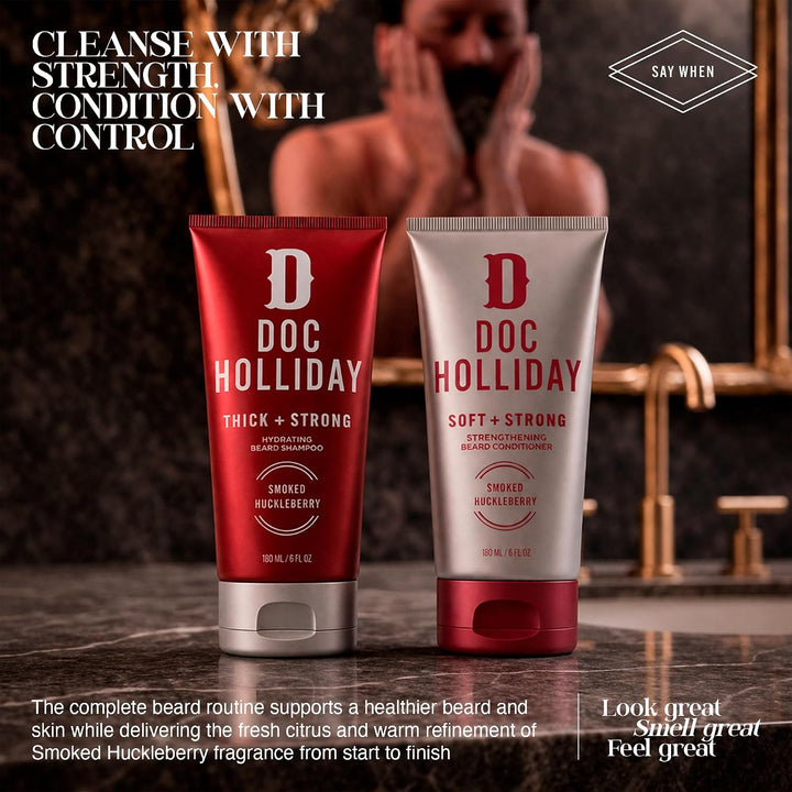 Doc Holliday Paquete de champú y acondicionador para barba \u2013 a...