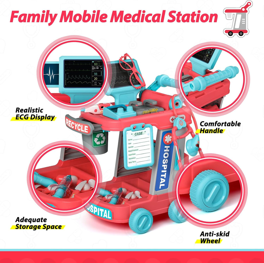 Kit de médico de juguete Liberry para niños pequeños de 2, 3
