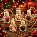 50 unids coche difusor botella vacía a granel Navidad colgante ambientador botella