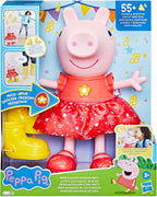 Peppa Pig Muérdago de Peppa Pig - Muñeca interactiva electrónica que canta y baila para fiesta en los charcos fangosos, juguetes preescolares interactivos para niñas y niños, a partir de 3 años