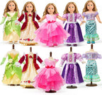 WONDOLL Ropa y accesorios para muñecas de 18 pulgadas, 18 inch, Princesa