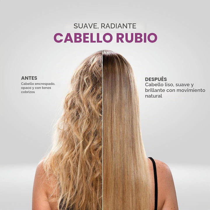 KATIVA Kit de alisado brasileño (rubia), 12 semanas de uso doméstic...