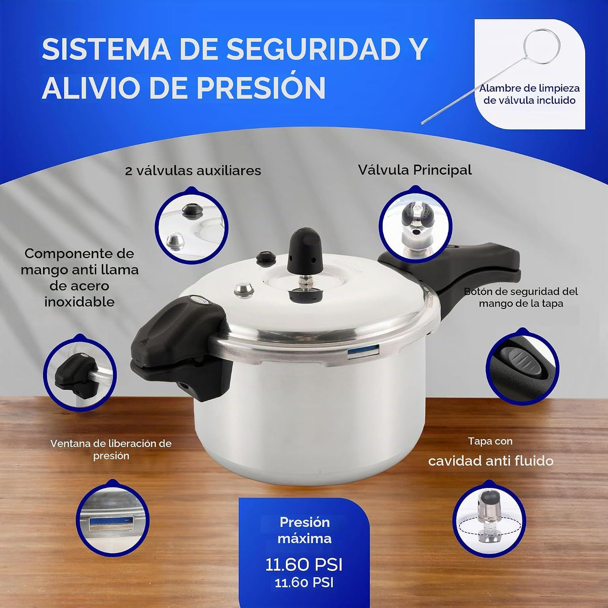 Olla de Presion Universal (4.75 Qt / 4.5 L) Olla de Presion, Olla a presión