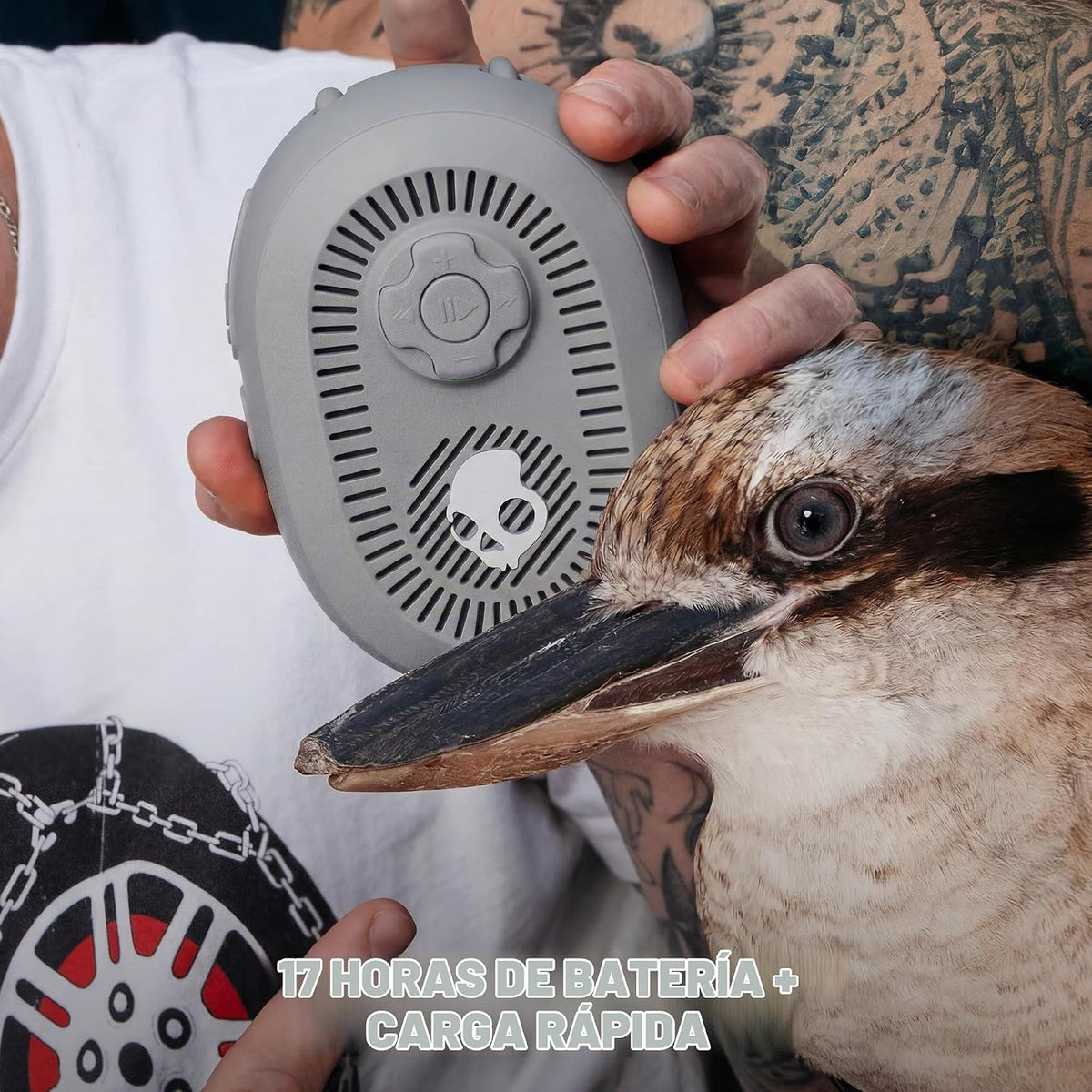 Skullcandy Session 540 Altavoz Bluetooth ligero portátil - Cemento