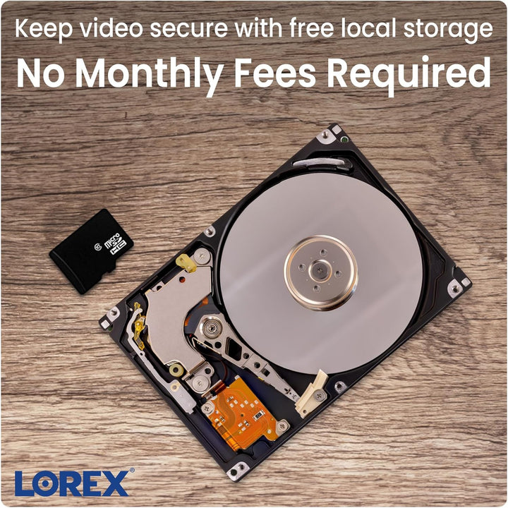 Lorex - Timbre inteligente con video y WiFi de 2K con cable, sin ta...
