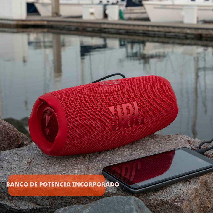 JBL CHARGE 5 - Altavoz Bluetooth portátil con IP67 impermeable y ca...
