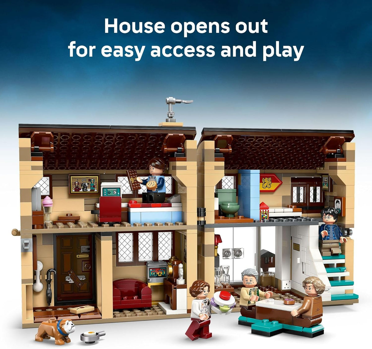 LEGO Harry Potter Privet Drive Aunt Marges Visit - Rincón