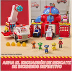 PAW Patrol Fire Rescue Command Center Playset con Marshall Truck