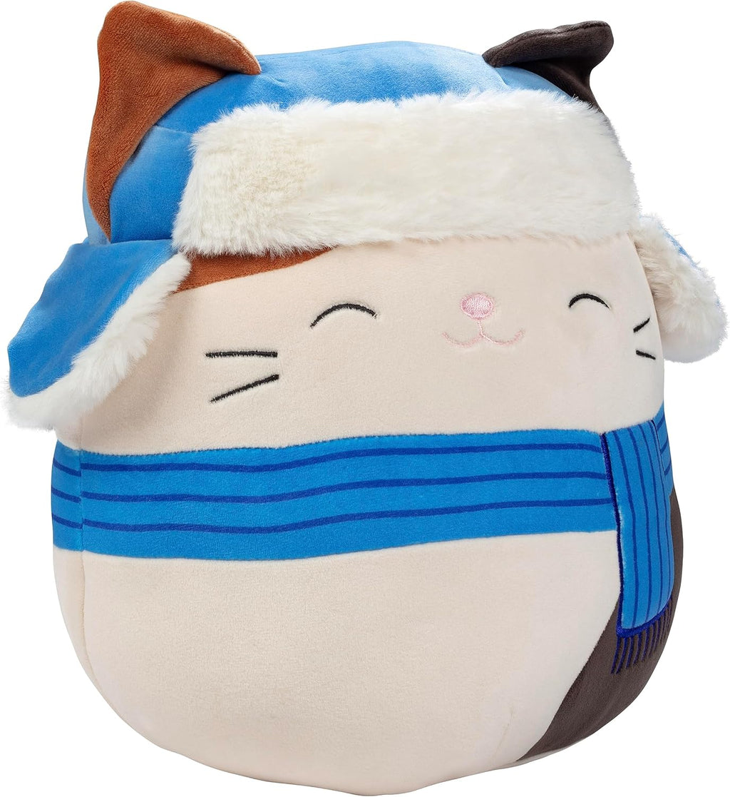Squishmallows Peluche Jazwares de 10 pulgadas Cam Cat Holiday