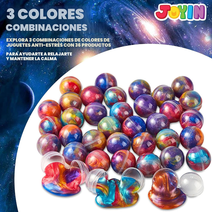 JOYIN Slime - Recuerdos de fiesta, paquete de 36 bolas de limo de g...