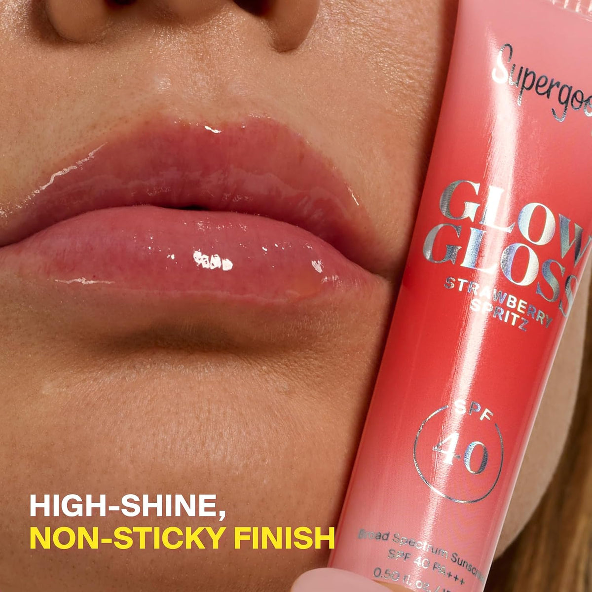 Supergoop! Bálsamo labial Glow Gloss SPF 40, protección de amplio e...