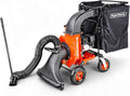 SuperHandy Aspiradora de hojas y astilladora de madera 7HP 209cc motor de gas, relación de mantillo 10:1, bolsa de recolección de 6 bujes, impulsor de 13.4 pulgadas, triturador de vacío con ruedas