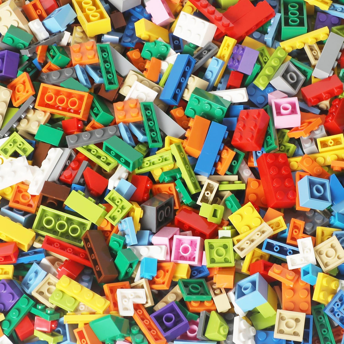 1000 bolsas de almacenamiento de ladrillos de construcción compatibles con Lego Classic