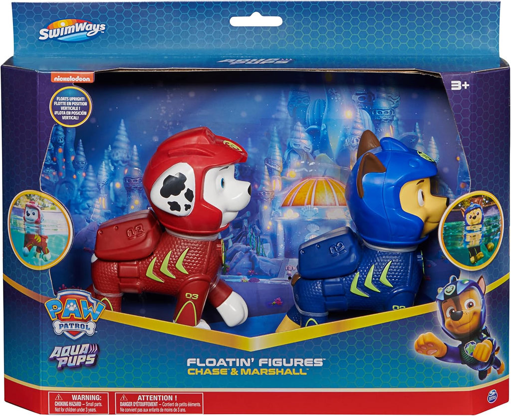 SwimWays Paw Patrol - Figuras flotantes para piscina, paquete de 2 unidades
