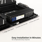 Timetec Kit de 32 GB (2 x 16 GB) DDR4 2133 MHz (PC4-2133P) PC4-17000 UDIMM RAM de escritorio - 288 pines 1.2V CL15 sin ECC sin búfer DIMM actualización del módulo de memoria