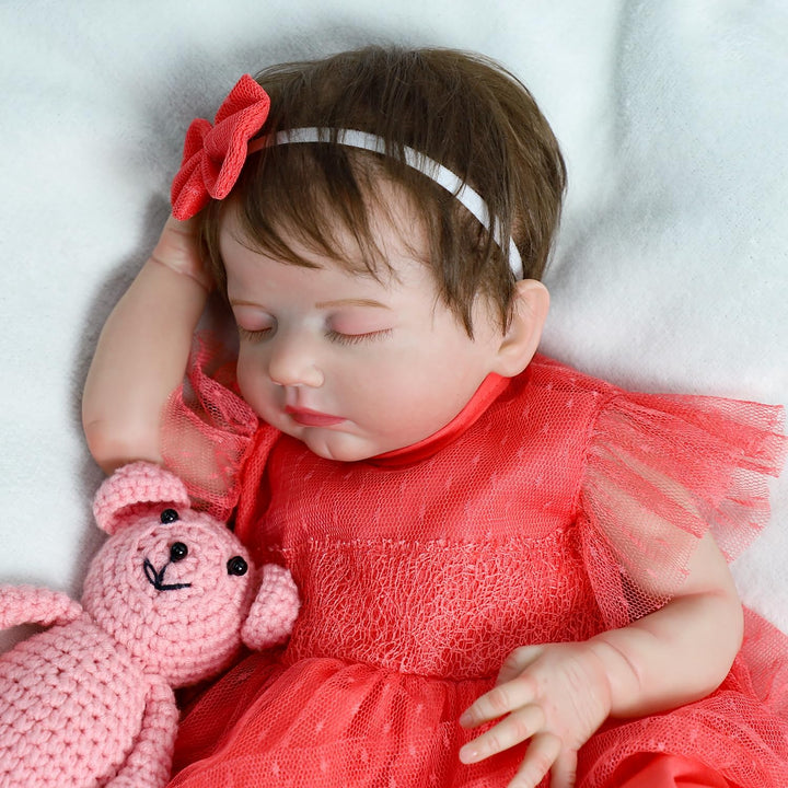 SCOM Muñecas Bebé Reborn Niña de 20 Pulgadas, Recién Nacida Realist...