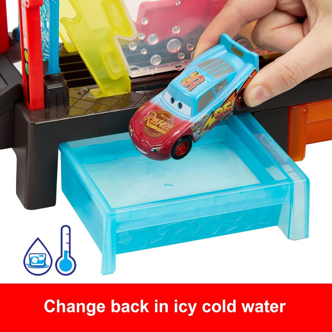 Mattel Disney Pixar Cars - Juego de lavado de autos con