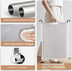 STORAGE MANIAC - Clasificador de ropa sucia de 4 secciones, cesta con