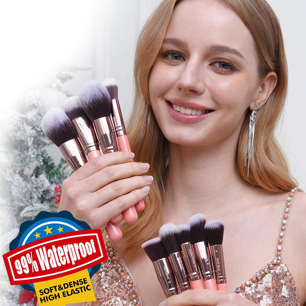 Bueart Design Juego de 30 piezas de brochas de maquillaje