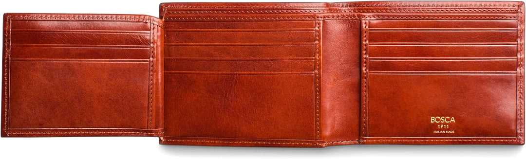 Bosca Cartera de cuero para hombre \u2013 Old Italia billetera pleg...