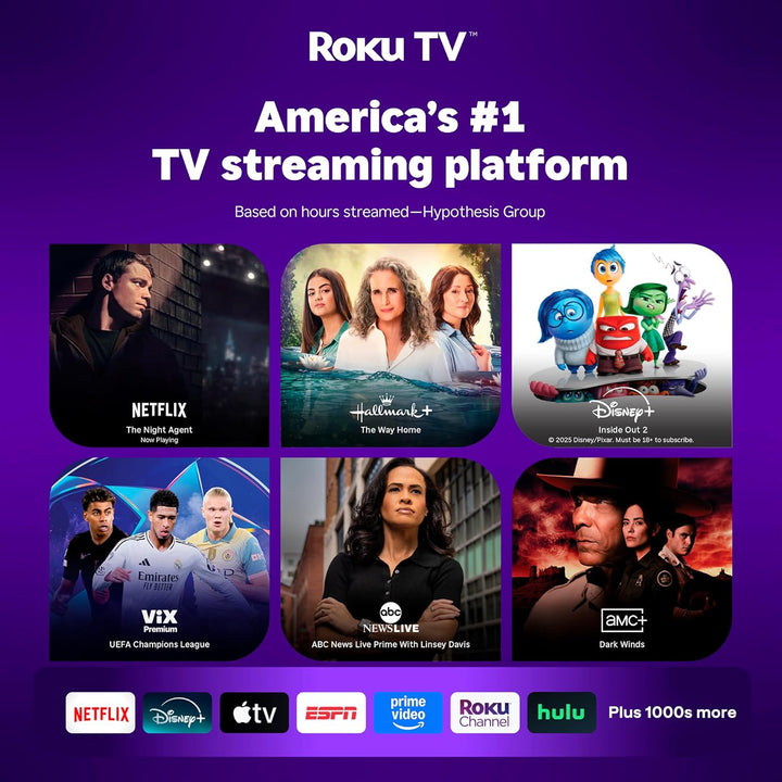 Aurzen Proyector inteligente Roku TV con Wifi y Bluetooth