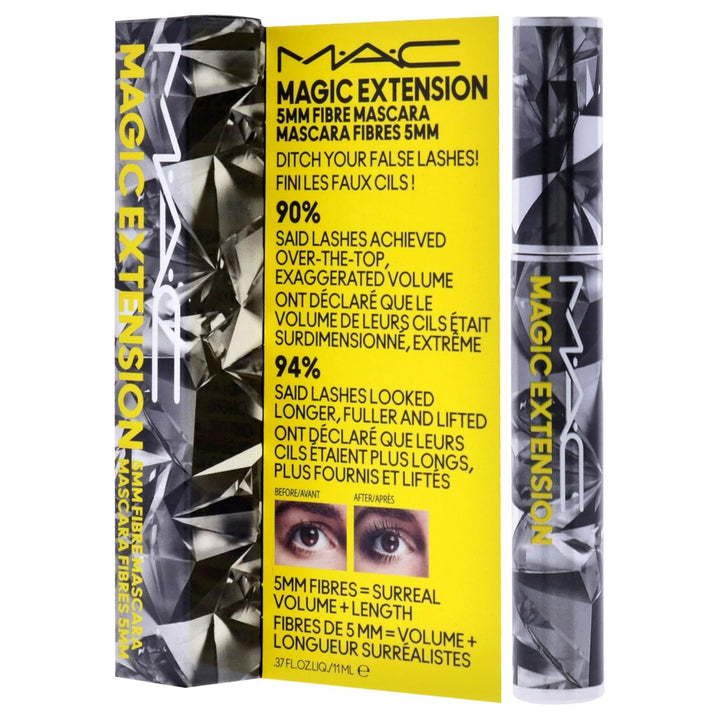 MAC Magic Extension - Máscara de pestañas de fibra de 0.197 in para...