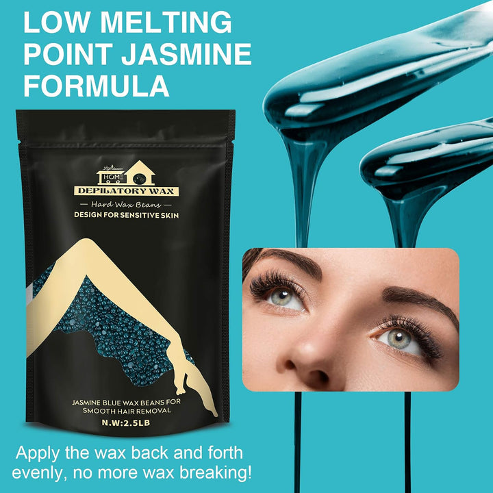 Kit de Cera Brasileña para Bikini Azul Dura Lifestance de 2.5 libra...