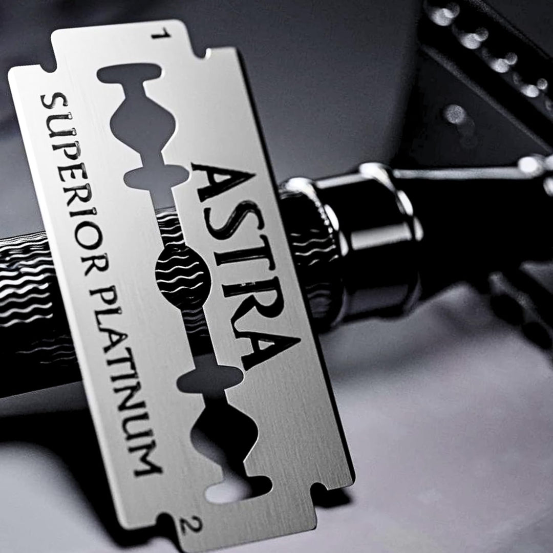 The Shave Factory Astra Platinum - Cuchillas de afeitar de segurida...