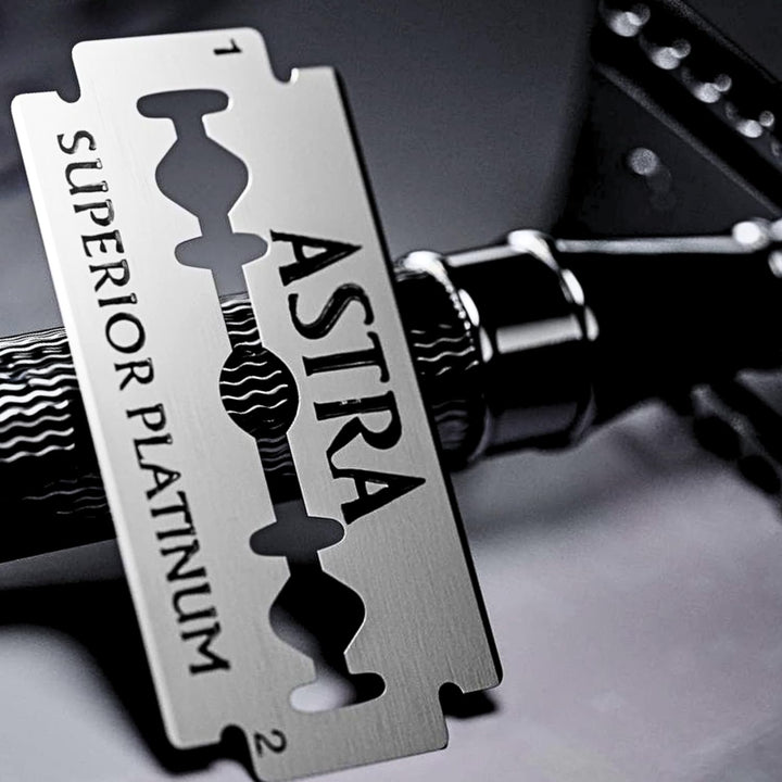 The Shave Factory Astra Platinum - Cuchillas de afeitar de segurida...